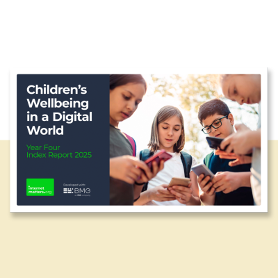 Children’s Wellbeing in a Digital World 2025