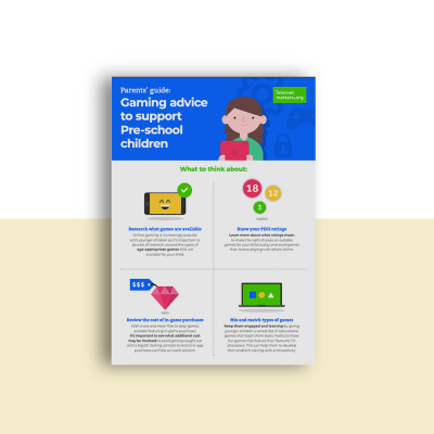 Gaming advice to support Pre-school children