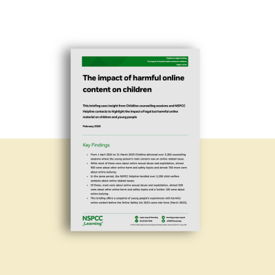 the impact of harmful online content on children